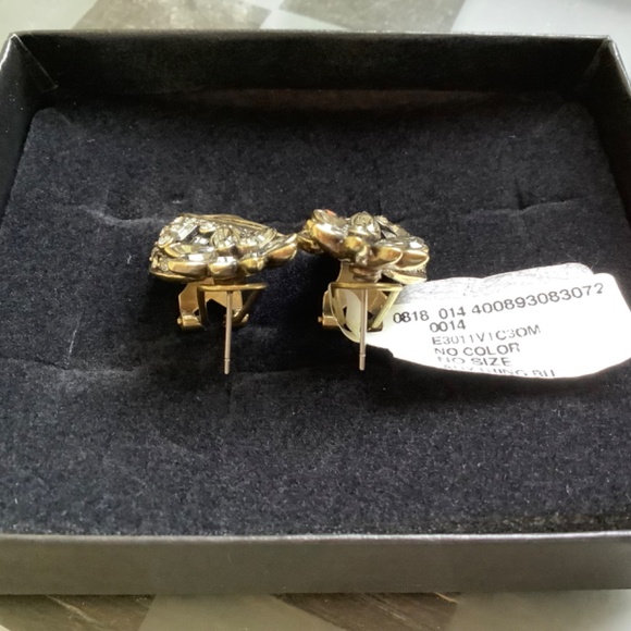 Heidi Daus Rare Earrings Anything Bling Grey/Clear Crystals from Saks 5th - Picture 11 of 14